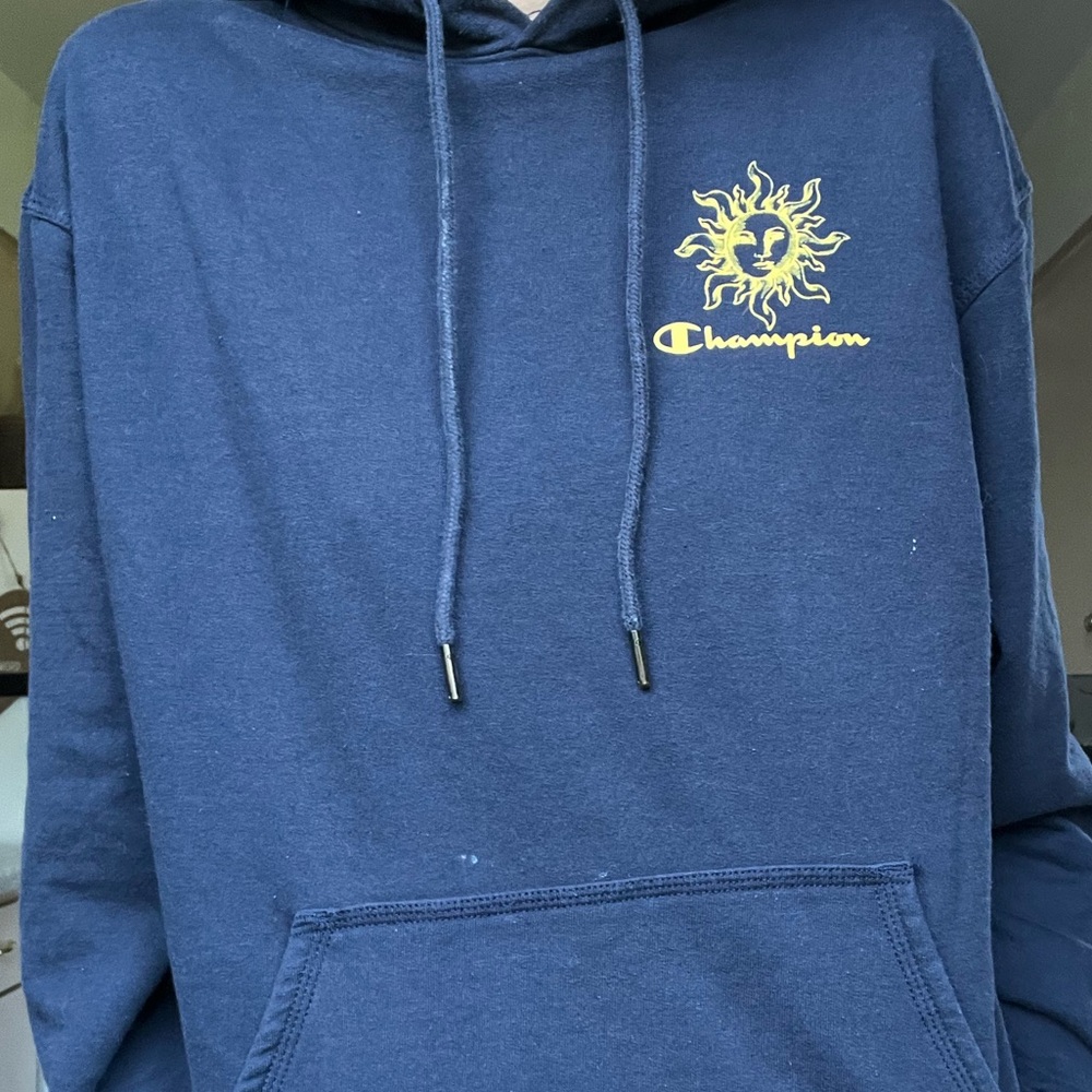 PRELOVED SUN CHAMPION BRANS HOODIE 🌞💙